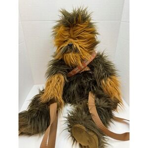 Disney Parks Star Wars Chewbacca Chewie Plush Backpack Lucas Films Adjustable